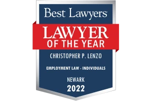 Best Lawyers - Christopher Lenzo - Lawyer of the year 2022