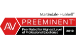 Av Preeminent Peer Rated for High Professional Achievements 2019 - Badge